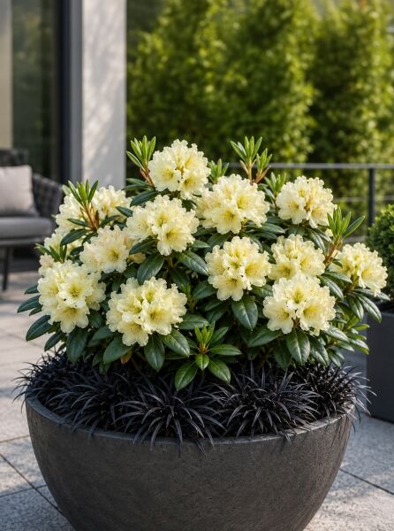 Rhododendron 'Bananaflip' - Rhododendron fauriei 'Bananaflip'