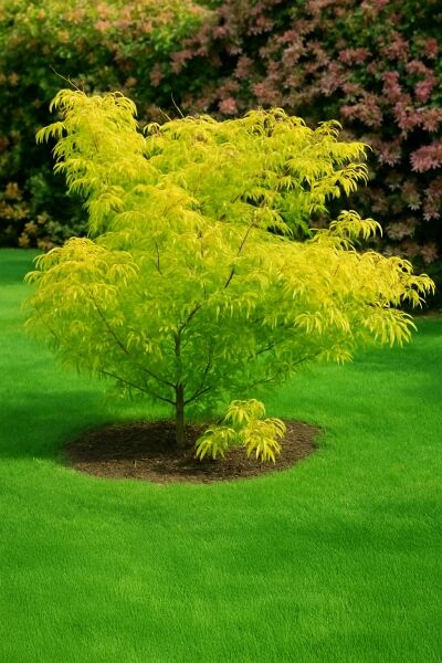 Farnblättriger Goldholunder &#039;Plumosa Aurea&#039; / Sambucus racemosa &#039;Plumosa Aurea&#039;