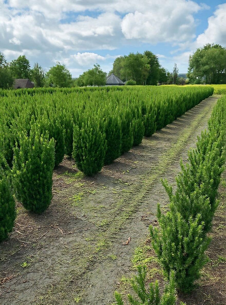 Kegel-Eibe - Taxus baccata 'Overeynderi' - Baumschule NewGarden