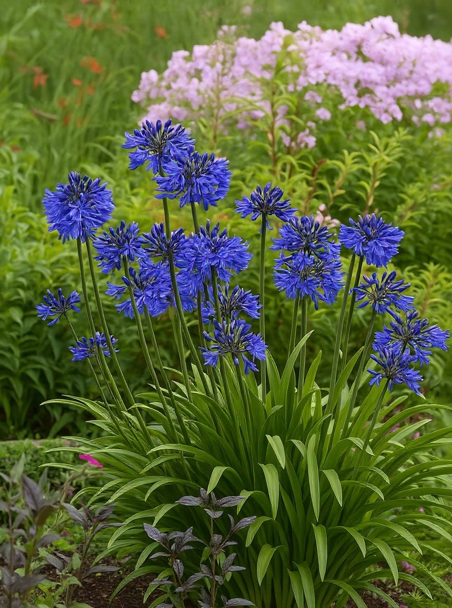 Garten-Schmuck-Lilie 'Blue Triumphator' - Agapanthus africanus 'Blue  Triumphator'
