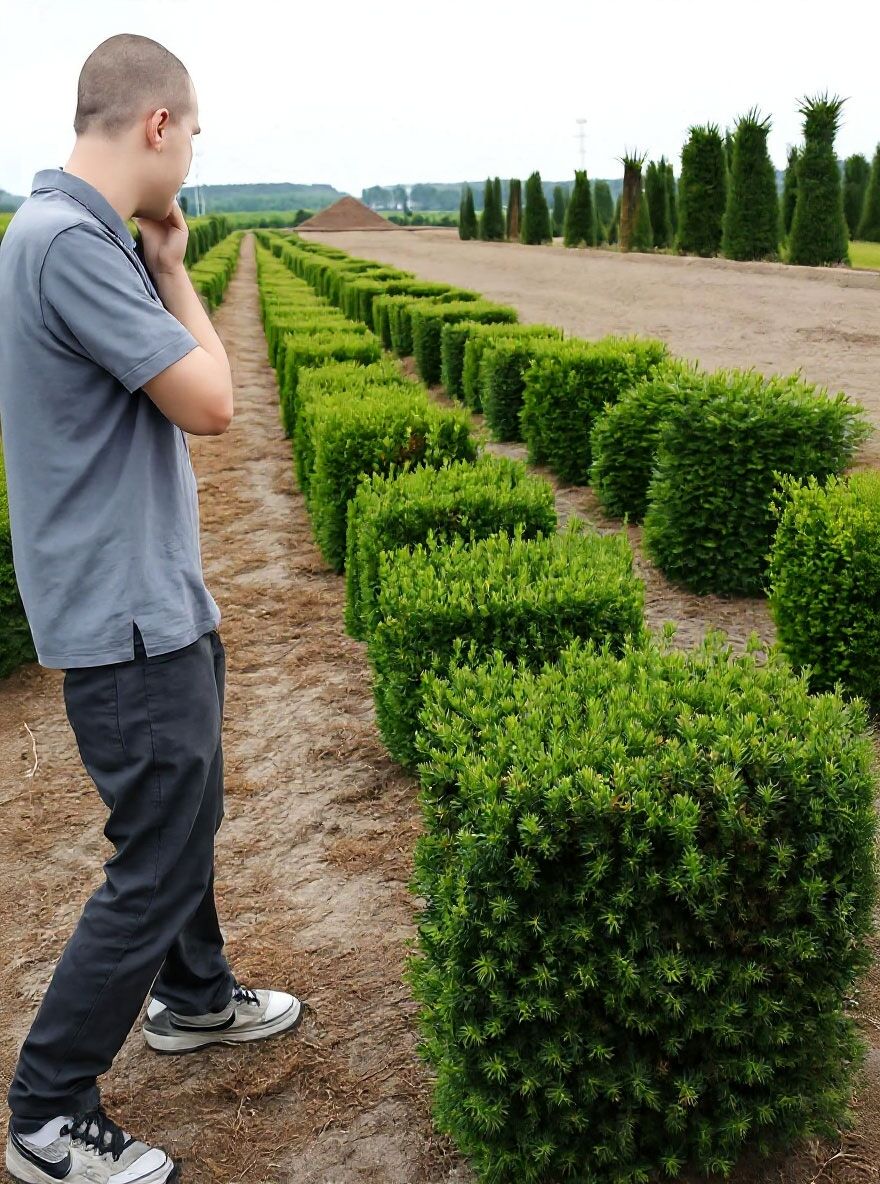 Heimische Eibe 'Kubus/Quader' - Taxus baccata 'Kubus/Quader' - Baumschule  NewGarden