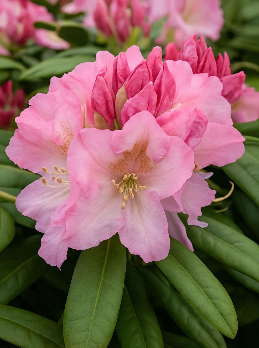 Rhododendron Hellgrune Blatter
