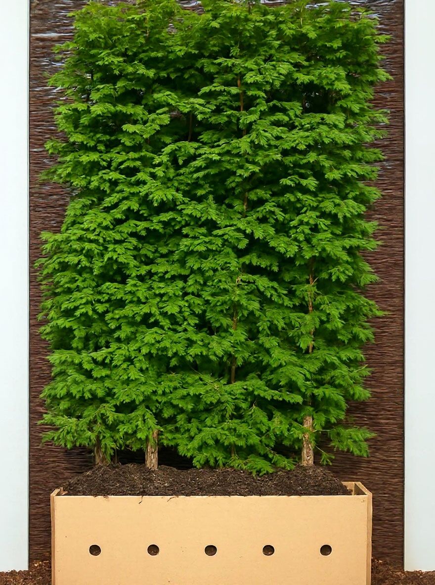 Lebensbaum Excelsa / Fertighecke / Heckenelement 200 cm - Thuja plicata  'Excelsa'