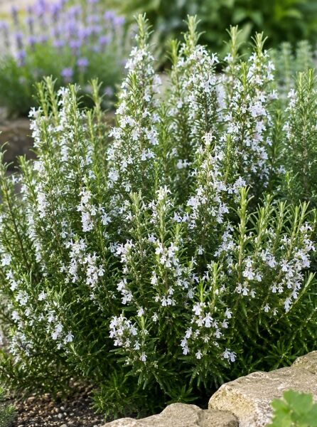Rosmarin 'Albiflorus' - Rosmarinus officinalis 'Albiflorus'