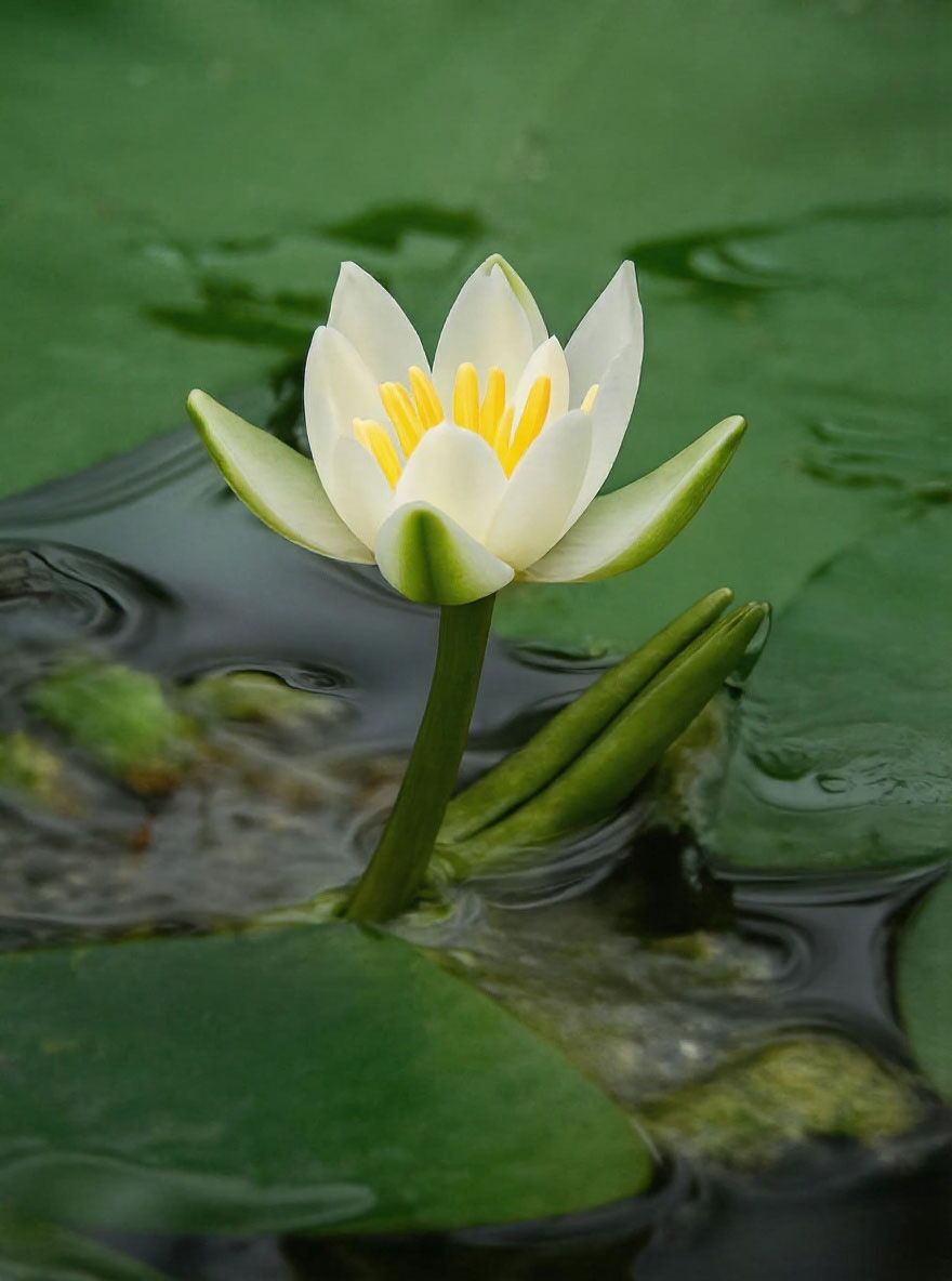 Weie Zwergseerose - Nymphaea pygmaea 'Alba' (tetragona) - Baumschule  NewGarden