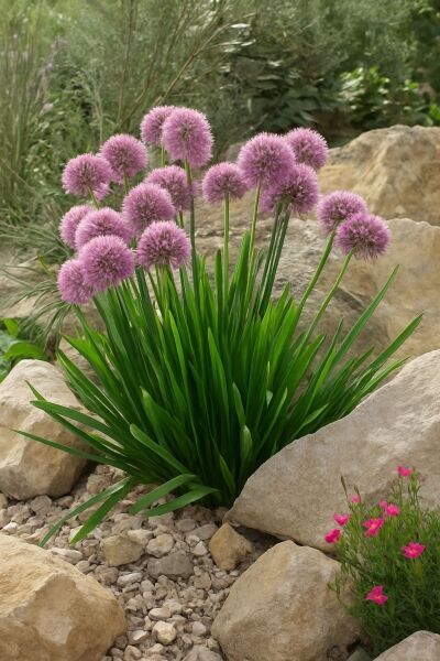 Ausdauernder Zier-Lauch 'Millenium' / Ausdauernder Zier-Lauch 'Millenium'