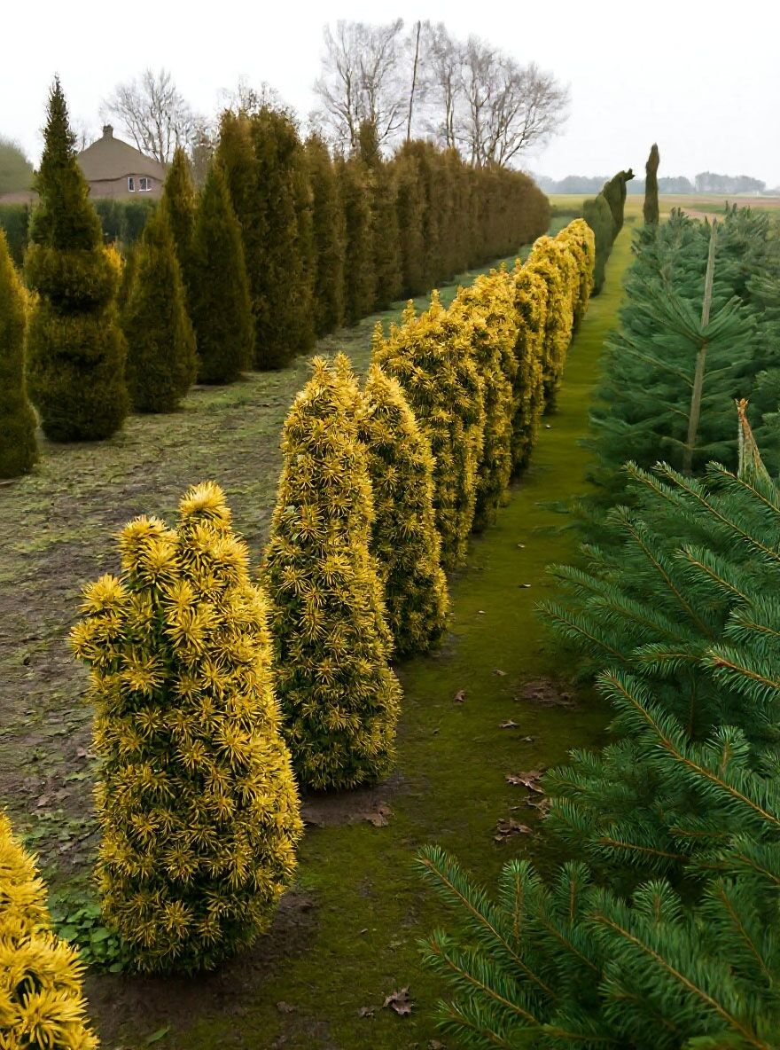 Sulen-Eibe 'Standishii' - Taxus baccata 'Standishii' - Baumschule NewGarden
