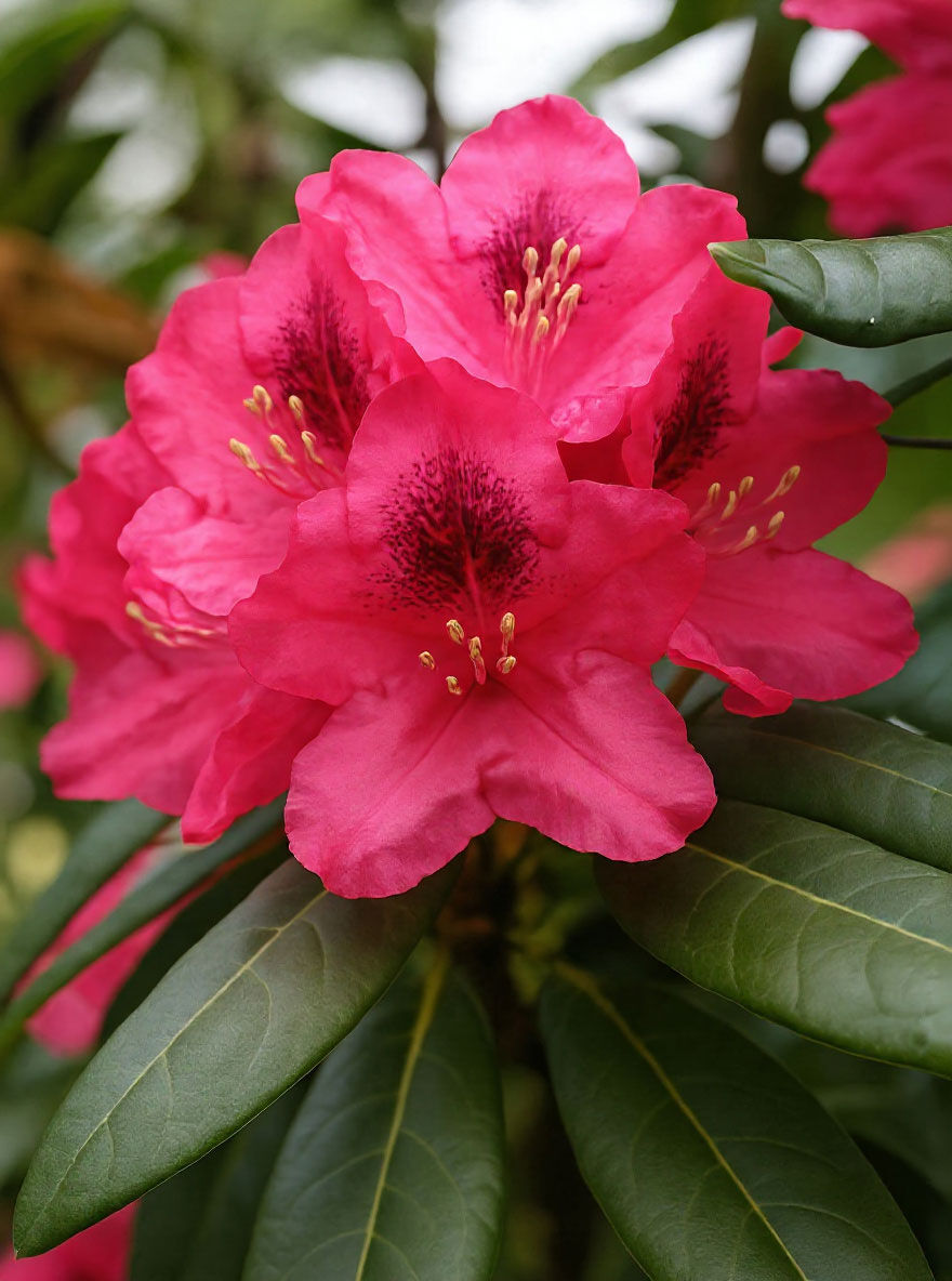 Rhododendron 'INKARHO Nova Zembla' - Rhododendron Hybride 'INKARHO Nova  Zembla'